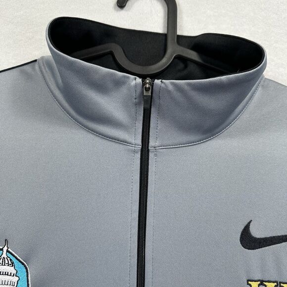 Nike Wake Forest Military Bowl Epic Dri-fit Training Jacket Mens XL Gray Black - Picture 13 of 16